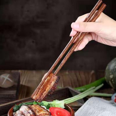 China Wholesale Viable Non Slip Reusable Top Portable Chopstick Traditional Fancy Wooden Chopstick for sale