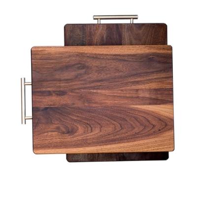 China Hot Selling Durable Thick Copper Handle Chopper Handle Copper Antimicrobial Cutting Board Antimicrobial Cutting Board for sale