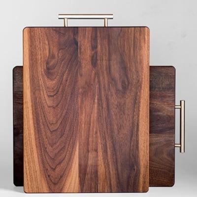 China Viable made in china luxury copper custom handle fruit cutting board handle choppers for sale