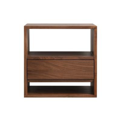 China Black Walnut Hot Sale Modern Modern Home Furniture Nightstands 500x350x500 for sale