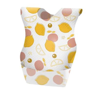 China Customized Paper Fancy Baby Printed Disposable Personalized Newborn Bibs Antibacterial Wholesale Customized Best for sale