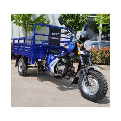 China Factory supply 350 cc double water cooling gasoline self-unloading cargo tricycle for sale for sale