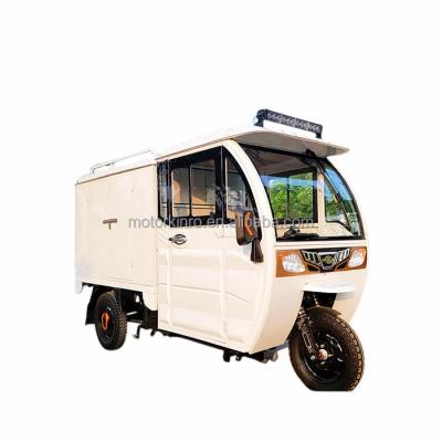 China Express Special Cargo Vehicle Fully Enclosed Electric Container Freight Vehicle for sale