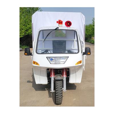 China Passenger Tuk Tuk For Sale Road Rescue Ambulance Motorized Tricycle 200cc Right 3 Wheeled for sale