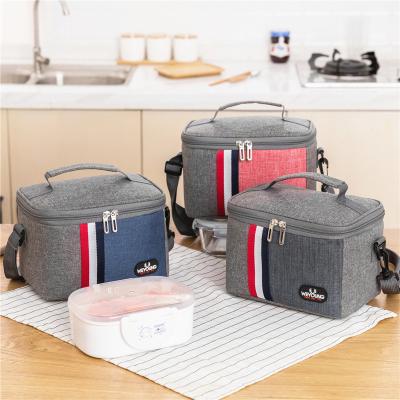 China Outdoor Lunch Bag Custom Made High Quality FriendlyThermal Eco Insulated Picnic Lunch Box 600D Oxford Large Cooler Bag Shoulder Packing 4L for sale