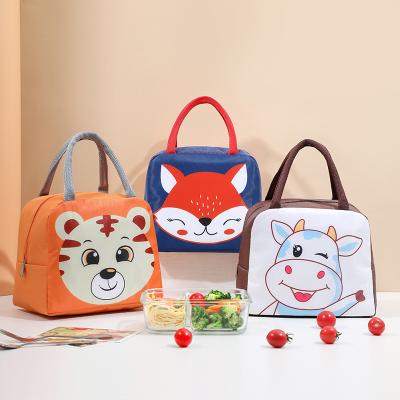 China Outdoor Cute Waterproof Portable Picnic Lunch Bag Food Cooler Handbag Thermal Insulated Lunch Bag 2021 New for sale