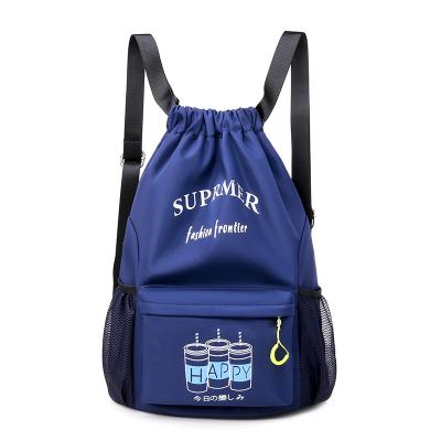 China Wholesale Durable Large Capacity Waterproof Yoga Bag Women's Fitness Fashion Trend Drawstring Backpack for sale