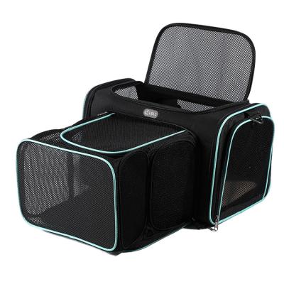 China High Quality Breathable Pet Bag Can Be Expanded Travel Bag Take Out Portable Pet Bag for sale