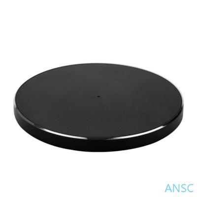 China Direct-Wholesale 5V 1A QI Ultrathin Wireless Circular Launcher Mobile Phone Charger Aluminum Alloy for sale