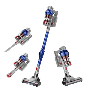 China Hotel LED head brush BLDC motor folding metal tube super suction vacuum cleaner for sale