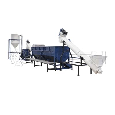 China Plastic Recycling Machine KITECH 300-1000KG/H Waste Plastic Bottle Jerry Can Box Recycle Washing Line for sale