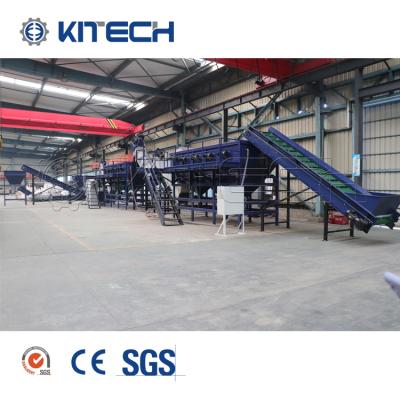 China Plastic Recycling 1000KG/H CE Approved Mike Bottle PE Pipe Crushing Wasted Rigid Plastic Recycling Washing Machine for sale