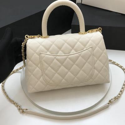 China Wholesale Lady Popular style luxury handbags for women with lambskin or caviar handbag for lady classic flapper bag for girl for sale