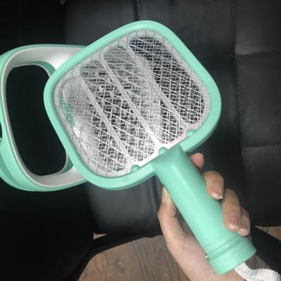 China Viable SB-6082 2 In 1Pest Control Electric Fly Racket Mosquito Bat For Home Outdoor Insect Mosquito Killer for sale