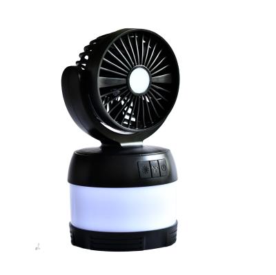 China Hotel SB-6068 3 in 1 Rechargeable Fan LED Camping Light Led Camping Lantern with Fan Function for sale