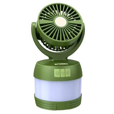 China Hotel Outdoor 3 In 1 Rechargeable Fan LED Camping Tent Light Led Camping Lantern for sale