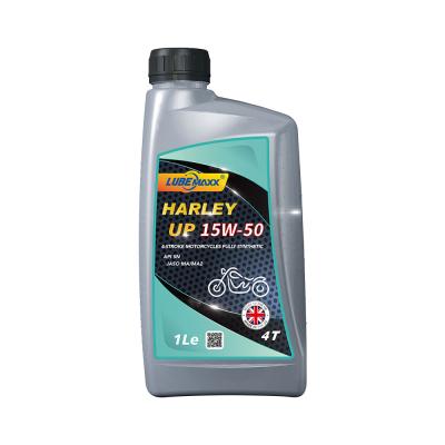 China Lubemaxx Harley 4T UP 15W-50 Aceites para motores de motocicletas con enfriamiento por aire de alta potencia en venta