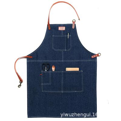 China 2021 newest cotton kitchen apron practical and comfortable sleeveless apron anti-fouling apron wholesale for sale