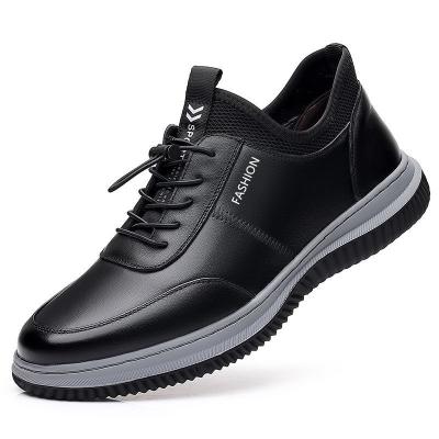 China Lightweight low price shoes fashionable PU black 2023 luxury lace up luxury oxfords boat men casual leather loafers shoes for sale