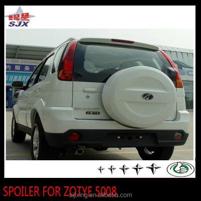 China REAR ROOF ABS CAR ROOF SPOILER FOR ZPTYE 5008 WITH LED STOP LIGHT for sale