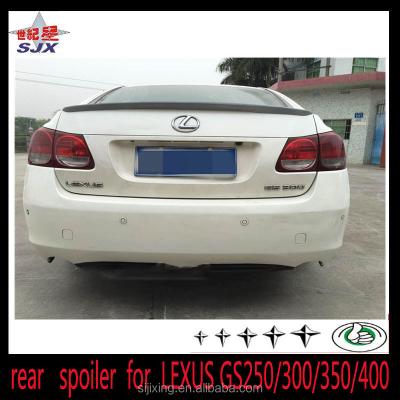 China GS250 PU Rear Car Gray Rear Spoiler For Lexus GS250 4D Sedan for sale