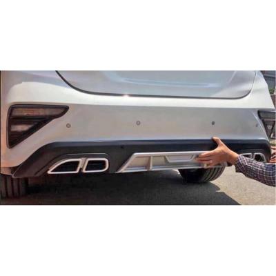 China Plastic rear bumper diffuser for Kia cerato 2018 ABS plastic material for sale