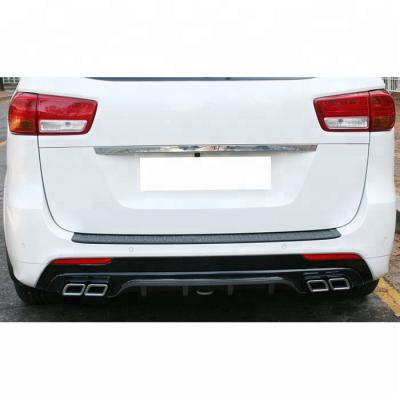 China Plastic rear bumper lip diffuser for KIA Carnival 2017 2018 body kits for sale