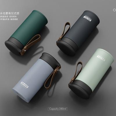 China Simple And Stylish Coffee Mug Viable Custom Logo Ins Stainless Steel Vacuum Flask With Lid for sale