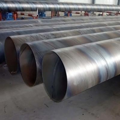 China Customized Fluid Pipe Round Extruded Tube Spiral Threaded Pipe For Bridge Stacking Transmission Line Steel Pole Tower for sale