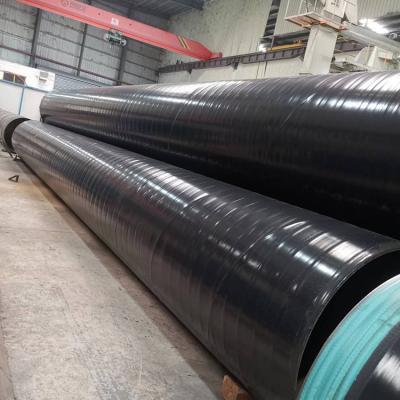 China Liquid pipe 3pe welded carbon steel pipe tube large diameter buried oil and gas pipeline for sale