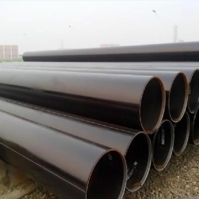 China Liquid pipe plastic lined steel pipe for chemical factory seam steel pipe inner and outer epoxy powder seam pe lined straight tube for sale