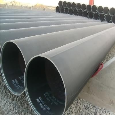 China Liquid pipe seam straight steel pipe sanding and interior and exterior rust removal class 2.5a plastic coated straight seam for sale