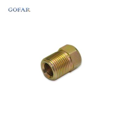 China Durable factory direct high precision external threaded brass pipe connector for sale