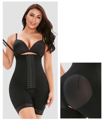 China Breathable Custom Logo Tummy Trimmer Waist Trainer Shaper And Butt Lifter Plus Size Shapewear Bodysuit for sale