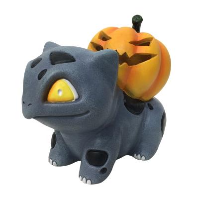 China Worlwide Resin Pumpkin Monster Craft Home Living Room Ornaments Small Folk Crafts Office Decoration OEM Halloween for sale