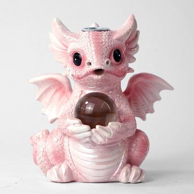 China Europe hot model border dragon with decoration light animal statue living room porch bedroom folk fantasy crafts for sale