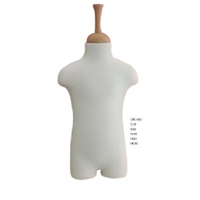 China Vintage Half Body Child Dress Form Cloth Covered Mannequins for sale