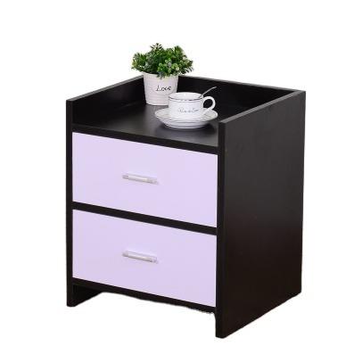 China Foldable home furniture in bedroom purple clear bedside table for sale