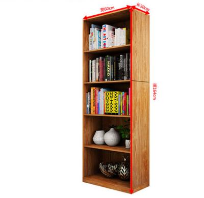 China Adjustable (height) school wooden library kids modern floating book shelf design for sale