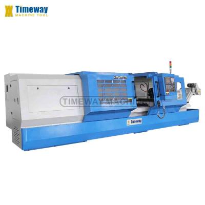 China Flat Bed Type CNC Lathe Machine / Full Function CNC Lathe Machine for sale