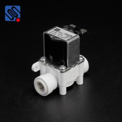 China Home Kitchen Meishuo FPD360W1 Normally Open DC24V 3/8 Way DC Plastic Mini One Quick Connect Plastic Solenoid Valve for sale