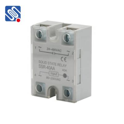 China Meishuo SSR-40AA Sealed AC to AC 10A SSR Single Phase 12v Solid State Relay for sale