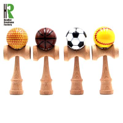 China Sports and entertainment amazon hot sale wooden kendama professional wooden kendama factory with custom logo for sale