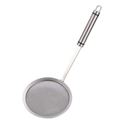 China 304 Stainless Steel Grease Strainer Drain Oil Filter Artifact Soup Spoon Household Oil Viable Leak Removing Skimmer Filter Residue for sale