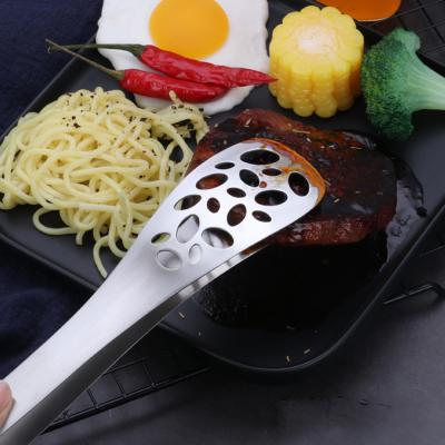 China Viable Stainless Steel Tongs Food Cooking Tongs for Multifunctional Steak and Kitchen Bread Clamp BBQ Home Special Clamp Tongs for sale