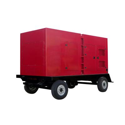 China 120kw / 150kva Three Phase Water Cooled Mobile Trailer Diesel Generator CE / ISO XHYM-120GF for sale