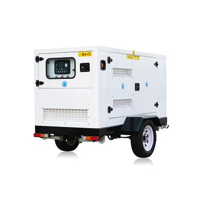 China high quality mobile trailer 120kw/150kva three phase water cooled CE/ISO diesel generator XHYM-120GF for sale