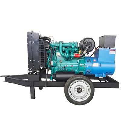 China Mobile Trailer 80kw Engine Weichai Deutz 80 KVA Diesel Generator Powered By WP4D100E200 XHY-WM80 for sale