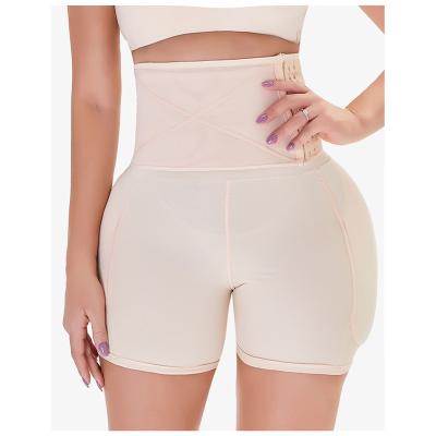 China Breathable Women Butt Lift Shapewear Waist Tummy Control Panties Slim Body Underwear Hip Shaper Sponge Padded Modeling Shorts for sale