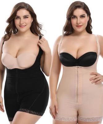 China New Women Antibacterial One Piece Corset Slim Tummy Control Shapewear Plus Size Lace Hip Lift Shapers for sale